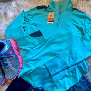 NWT LEGENDARY WHITETAILS | 1/4 Zip Fall Wicking Performance Active Top Sz S